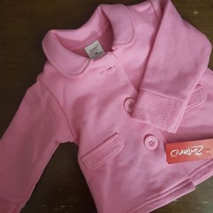 Pink baby girls' jacket